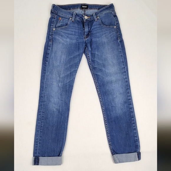 Hudson Bacara Crop Straight Crop Stretch Denim Jeans. Size 25 - Picture 2 of 9